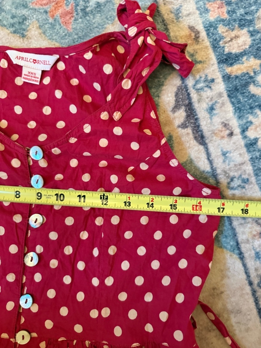 April Cornell Molly Polka Dot Dress - Picture 13 of 15